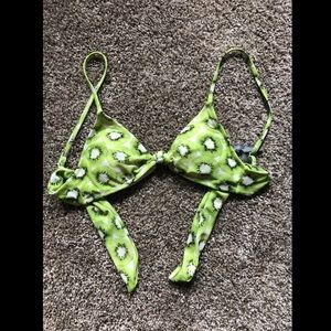 Aerie knot bikini top